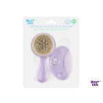 Pieptene-perie moale Roxy Kids din lână de oaie, Lavanda (RBH-003-V)