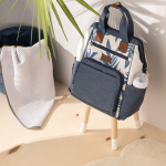 Rucsac pentru mame Skiddou Astrid denim (2080014) Albastru Marin