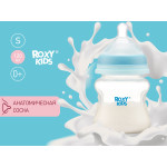 Biberon Roxy Kids 120ml, cu flux lent, 0+ (RBTL-001)