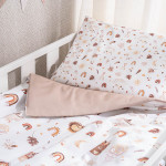 Lenjerie de pat pentru copii Perina Boho (PK3-09.1) Bej
