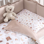 Lenjerie de pat pentru copii Perina Boho (BH3-01.1) Bej