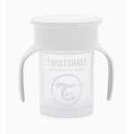 Cană anti-vărsare Twistshake cu mânere, 360 ml.6+ (78931)  Albă