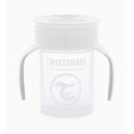 Cană anti-vărsare Twistshake cu mânere, 360 ml.6+ (78931)  Albă