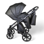 Carucior 2in1 Sojan Accord Piele (2010603) Negru