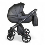 Carucior 2in1 Sojan Accord Piele (2010604) Negru+ Gri Inchis