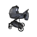 Carucior 3in1 Sojan Sibex Extra Piele (2010401) Negru