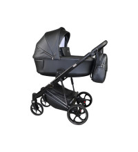 Carucior 3in1 Sojan Sibex Extra Piele (2010401) Negru