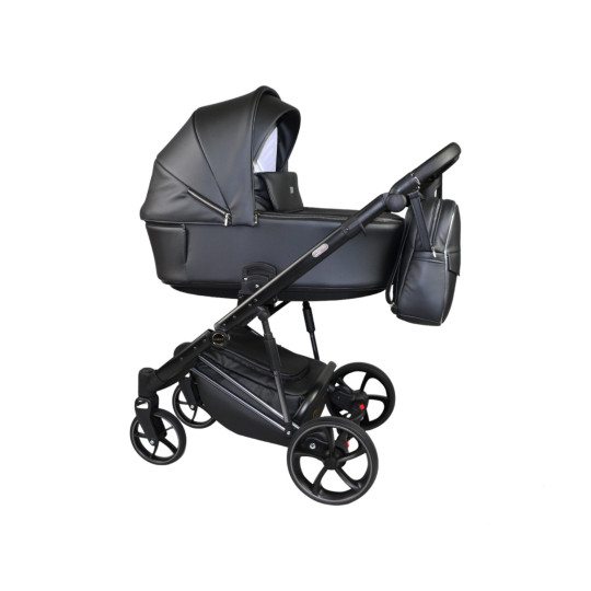Carucior 3in1 Sojan Sibex Extra Piele (2010401) Negru