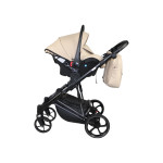 Carucior 3in1 Sojan Sibex Extra Piele (2010403) Bej