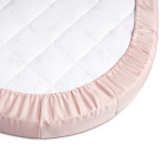 Cearșaf de pat pe bandă elastică Perina (PRO-125x75.7) Roz