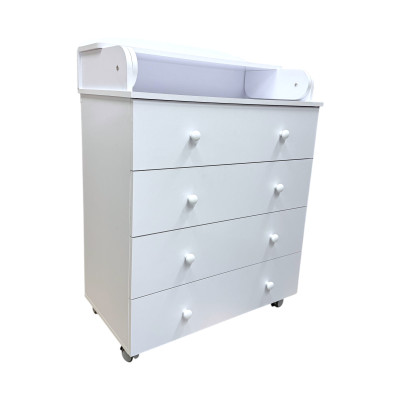 Comodă Eucalyptus Garry80 (DSK-G801) Alb
