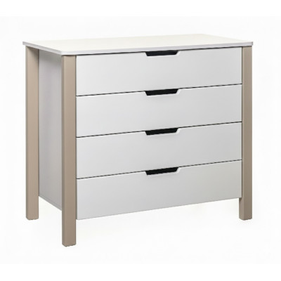 Comodă Eucalyptus Karol90 (DSK-K05) Alb+Cappuccino