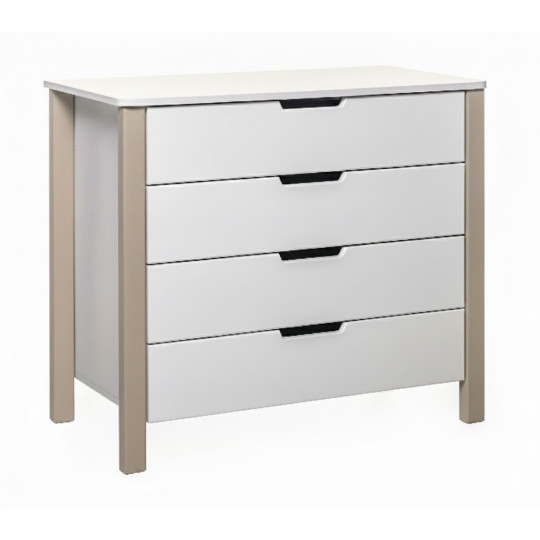 Comodă Eucalyptus Karol90 (DSK-K05) Alb+Cappuccino