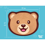 Covor de plus cu efect de memorie Roxy Kids „Teddy” 50×60 cm (RBMT-001)