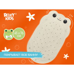 Covoras de baie din cauciuc anti-alunecare Roxy Kids 76×45 cm „Frog”, Alb (BM-4576-FR-W)