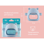 Dentitie din silicon pentru mana Roxy Kids „Bear”, Albastru (RST-003-B)