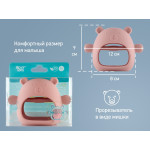 Dentitie din silicon pentru mana Roxy Kids „Bear”, Roz (RST-003-P)