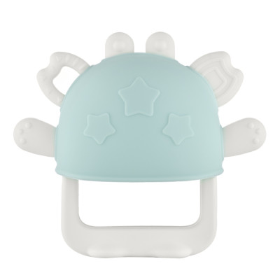 Dentitie din silicon pentru mana Roxy Kids „Crabby”, Verde pal (RST-002-G)