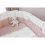 Lenjerie de pat pentru copii Perina Estelle Oval (EO7-125х75) Alb