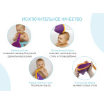 Galetuță pentru baie cu stropitoare Roxy Kids „Flipper” (RBS-004-V) Violet