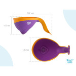 Galetuță pentru baie cu stropitoare Roxy Kids „Flipper” (RBS-004-V) Violet