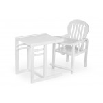Scaun de masă Holly (DS2-M01) Alb 