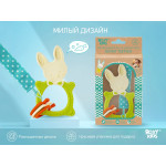 Inel gingival Roxy Kids „Bunny” cu lantisor (RBT-001GNSC) Verde