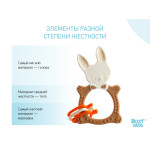 Inel gingival Roxy Kids „Bunny” (RBT-001BD) Ciocolata