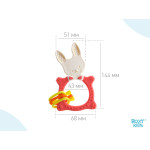 Inel gingival Roxy Kids „Bunny” (RBT-001R) Coral 