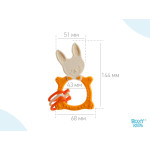 Inel gingival Roxy Kids „Bunny” (RBT-001MU) Mustar 