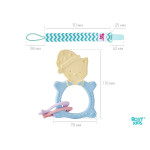 Inel gingival Roxy Kids „Meow” cu lantisor (RMT-001SC) Albastru