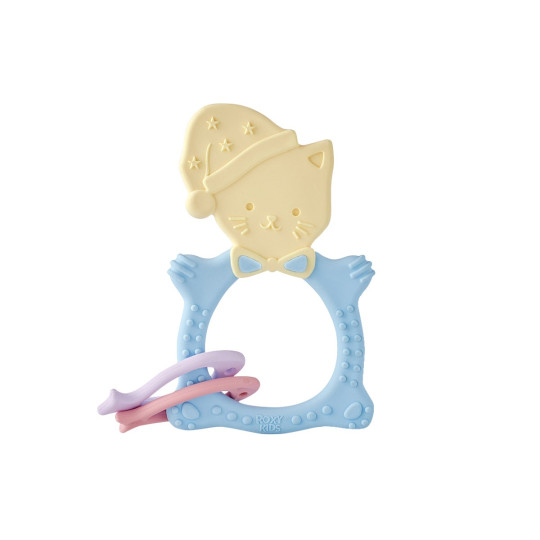 Inel gingival Roxy Kids „Meow” (RMT-001) Albastru