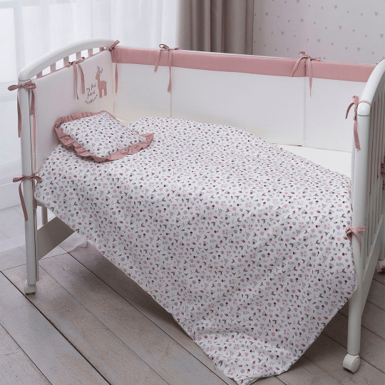 Lenjerie de pat pentru copii Perina Little Forest (LF7-01.2) Caramel