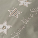 Lenjerie de pat pentru copii Perina Little Star (PK3-07.1) Olive
