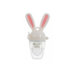 Nibler „Bunny Twist” Roxy Kids cu plasă de silicon, Roz (RFN-006)