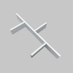 Organizator sertar pentru comoda Eucalyptus Karol90 (DSK-0003) Alb (69x37m)