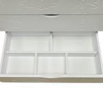 Organizator sertar pentru comoda80 Eucalyptus (DSK-0001) Alb (71x37cm)