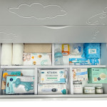 Organizator sertar pentru comoda80 Eucalyptus (DSK-0001) Alb (71x37cm)