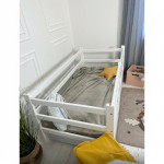 Pat Goydalka TERRY cu sertar (1B810-1) Alb 160x80cm