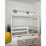 Pat Goydalka TERRY cu sertar (1B810-1) Alb 160x80cm