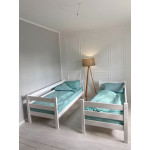 Pat suprapus Goydalka TOKYO fără sertar (1B99-1) Alb 190x80cm