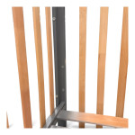 Pătuţ Eucalyptus Mia Elite Premium Transversal (DS-E406) Grafit+Natural