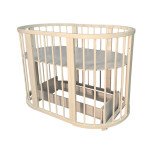 Pătuţ Eucalyptus Olivia Transversal (DS-702) Bej