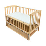 Pătuţ Goydalka VALERI PREMIUM TRANSVERSAL (1В220-2) Natural