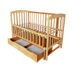 Pătuţ Goydalka VALERI PREMIUM TRANSVERSAL (1В220-2) Natural