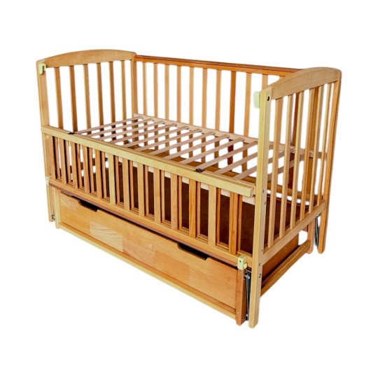Pătuţ Goydalka VALERI PREMIUM TRANSVERSAL (1В220-2) Natural