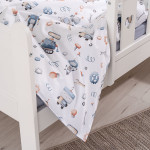 Lenjerie de pat pentru copii Perina Robo (PK3-08.1) Albastru