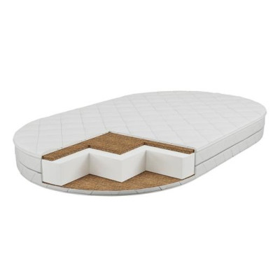 Saltea ovală pentru copii „SKV” 125x75x6cm MD-028