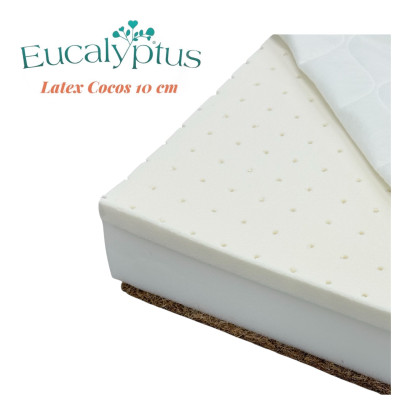 Saltea pentru copii Eucalyptus Latex Cocos 120x60x10см (MD-024)