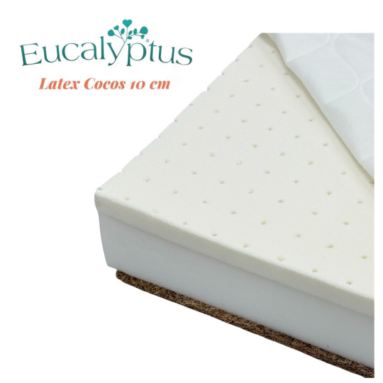 Saltea pentru copii Eucalyptus Latex Cocos 120x60x10см (MD-024)